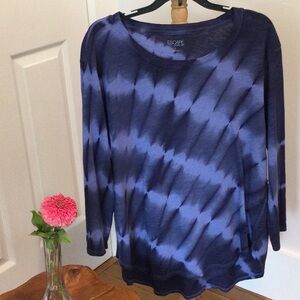Women's Blue Tie-Dye Top from Escape by Habitat
